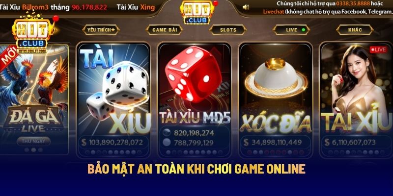 Bảo mật an toàn khi chơi game online